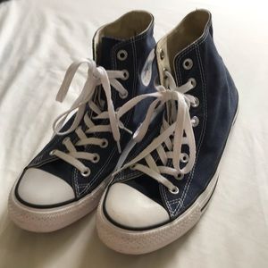 Converse Navy Blue High Tops